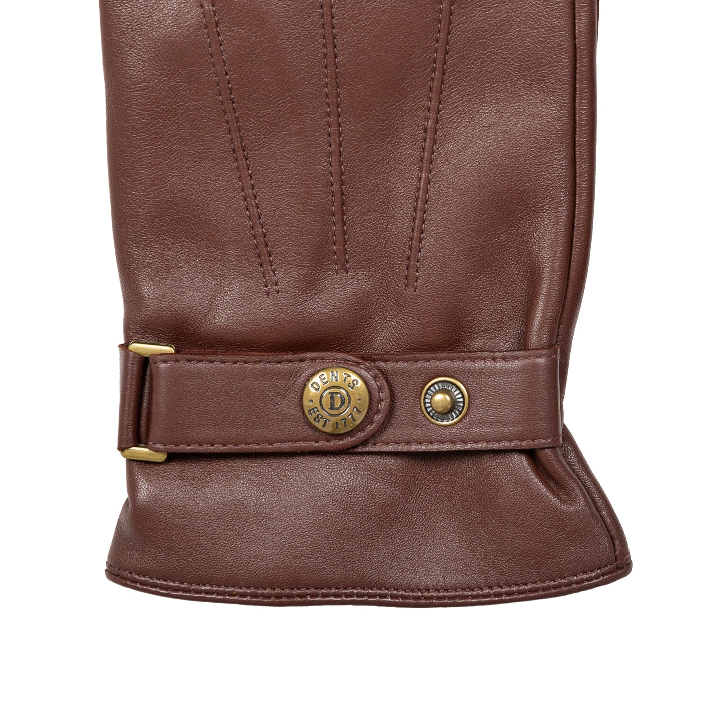 Dents Birkhall Men's Leather Brown Shooting Gloves