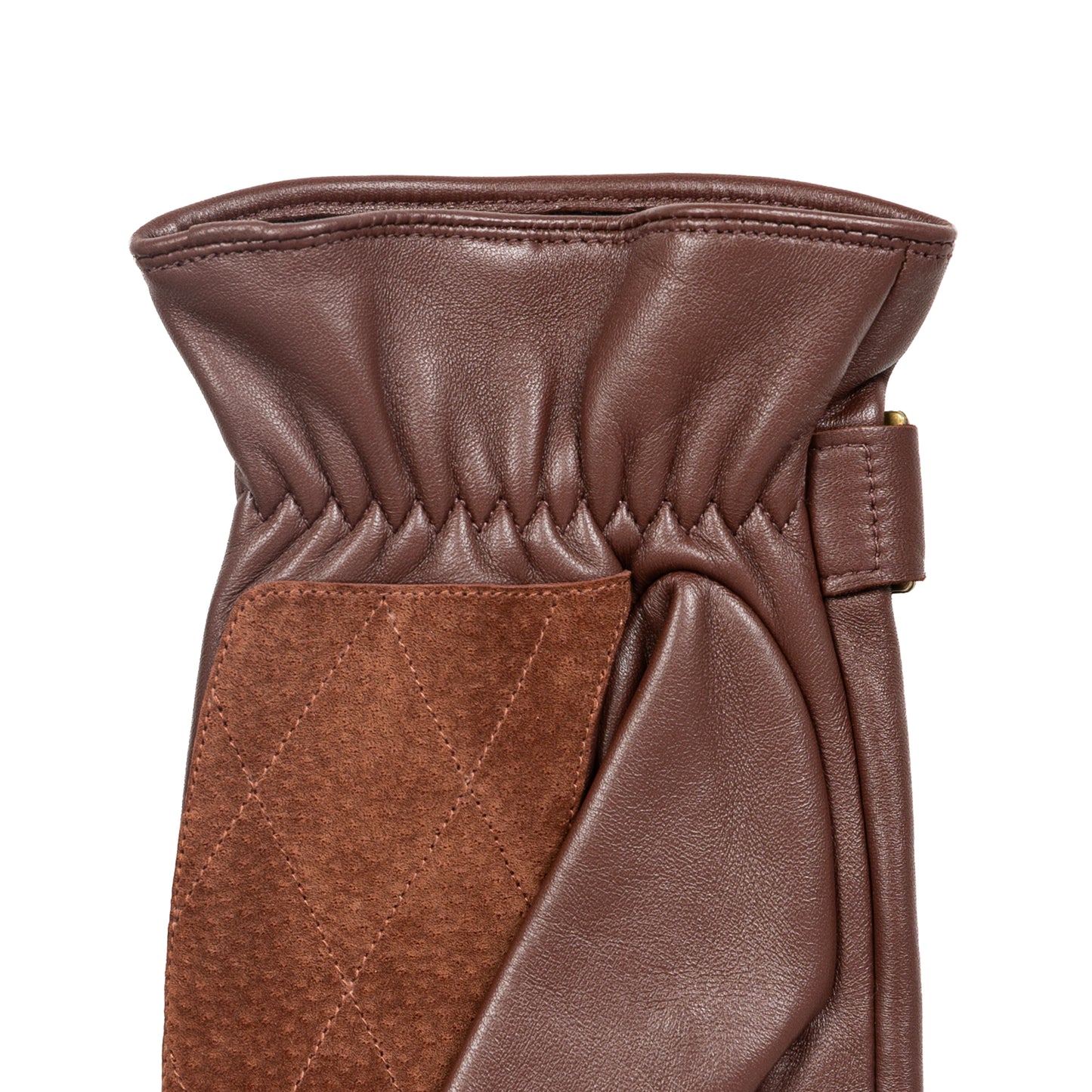 Dents Birkhall Men's Leather Brown Shooting Gloves