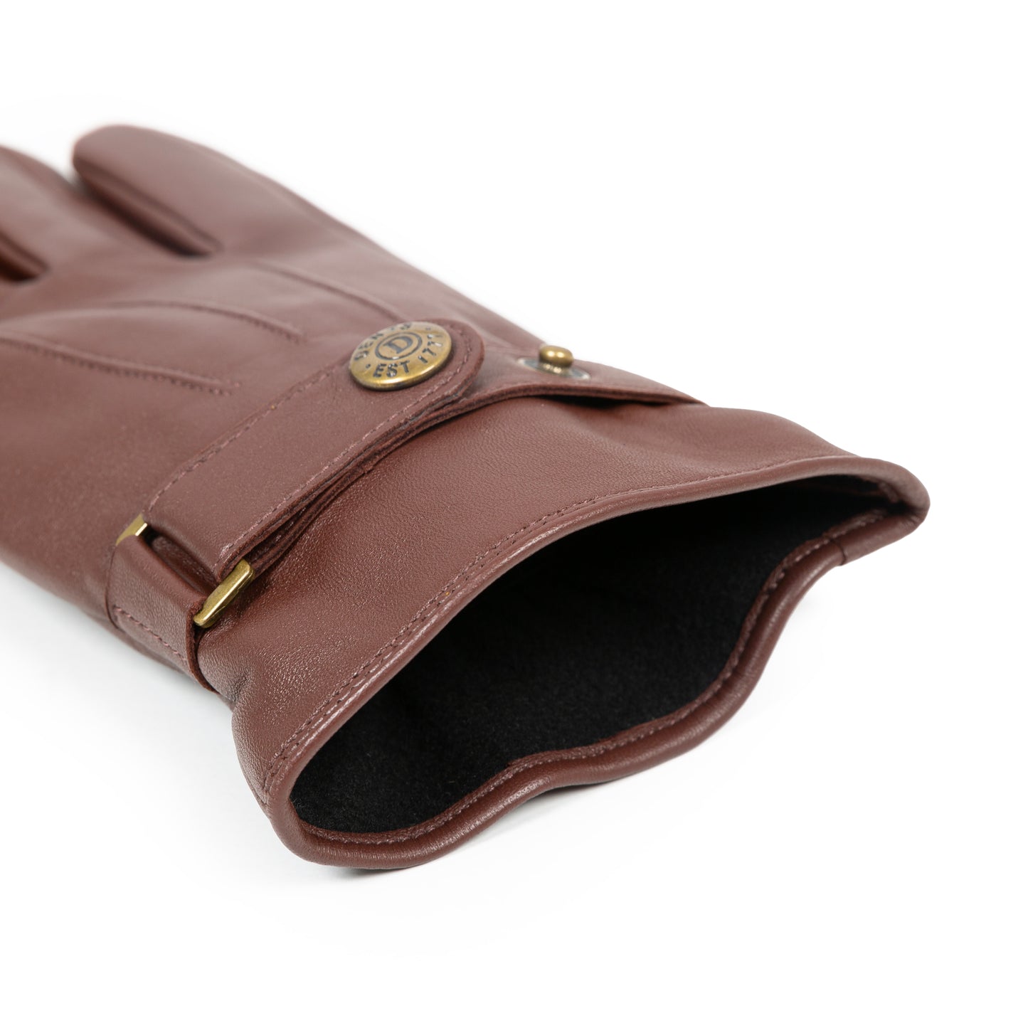 Dents Birkhall Men's Leather Brown Shooting Gloves