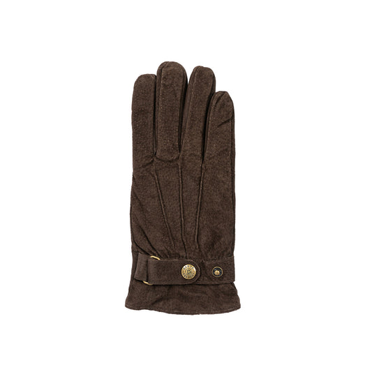 Dents Morley Men's Leather Brown Touchscreen Gloves