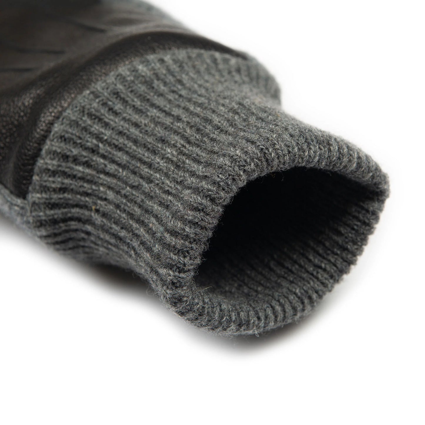 Dents Black Harrogate Men's Fleece Lined Leather Gloves