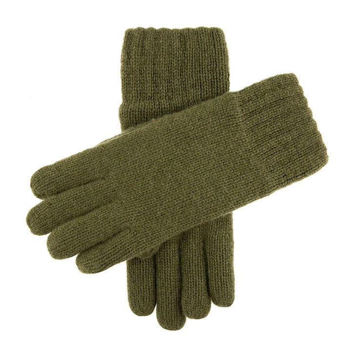 Dents Durham Men's Olive Thinsulate-Lined Knitted Gloves