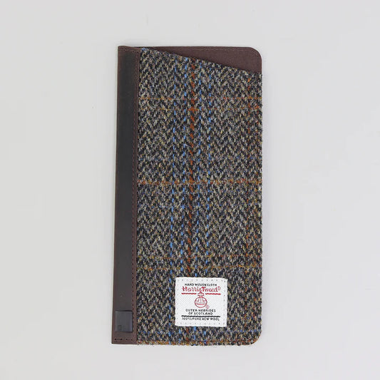 Harris Tweed Glasses Slip in Brown Check Tweed