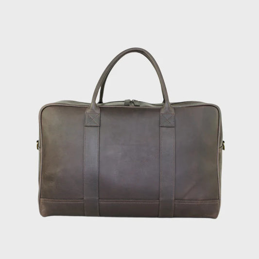 Harris Tweed Brown Check Luxury Travel Bag