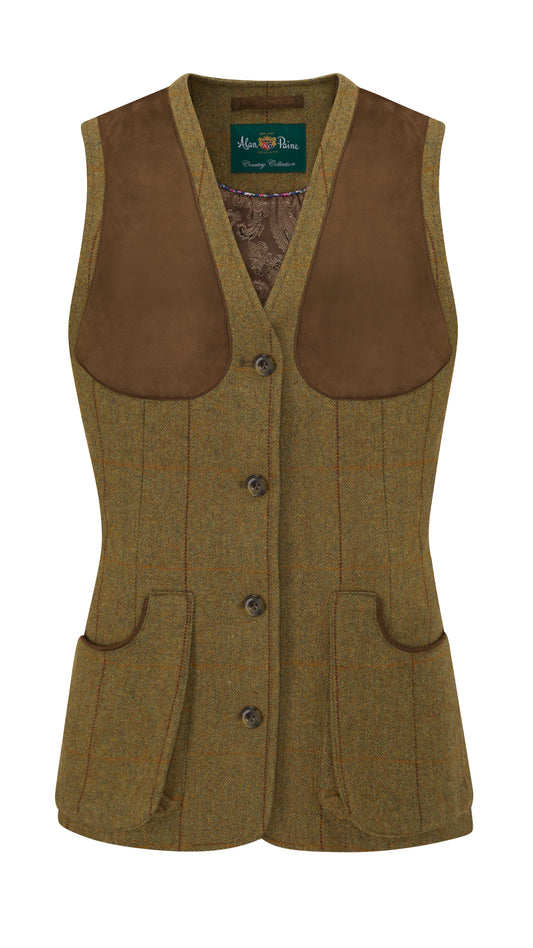 Alan Paine Ladies Combrook Shooting Waistcoat in Grove