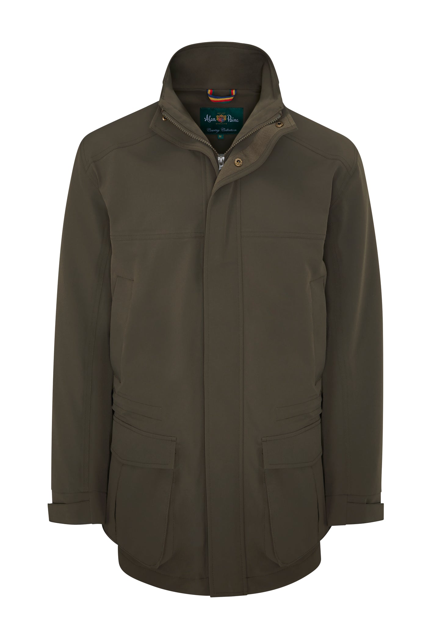 Alan Paine Lockwood Shooting Coat In Olive