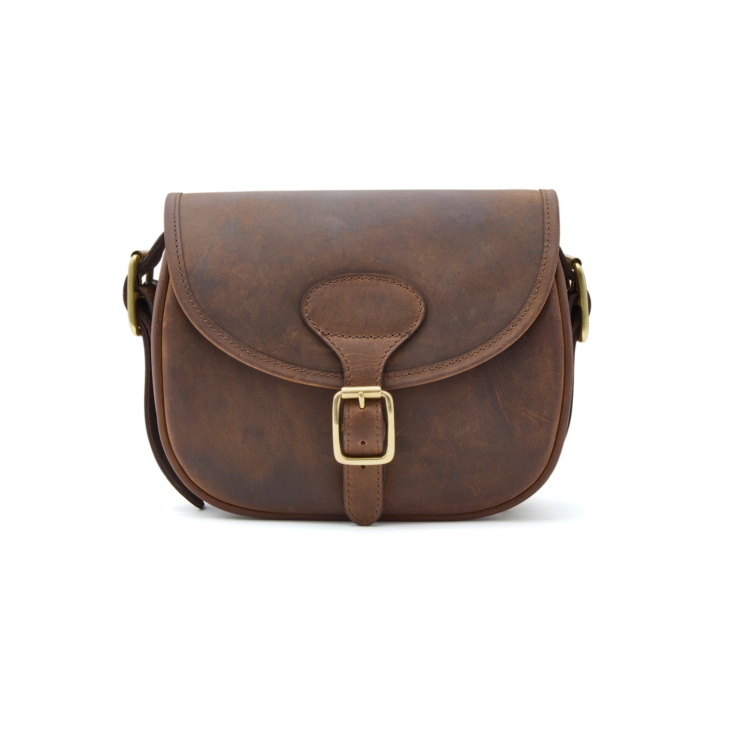 Chatham Antique Brown Leather Cartridge Bag