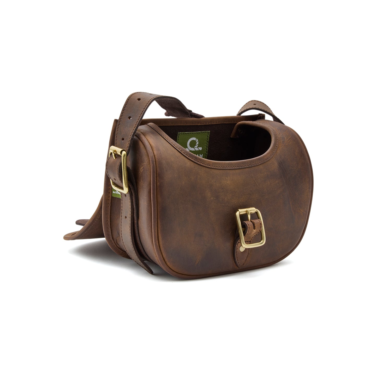 Chatham Antique Brown Leather Cartridge Bag