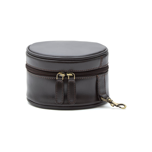 Chatham Dark Brown Leather Hearing Protection Case