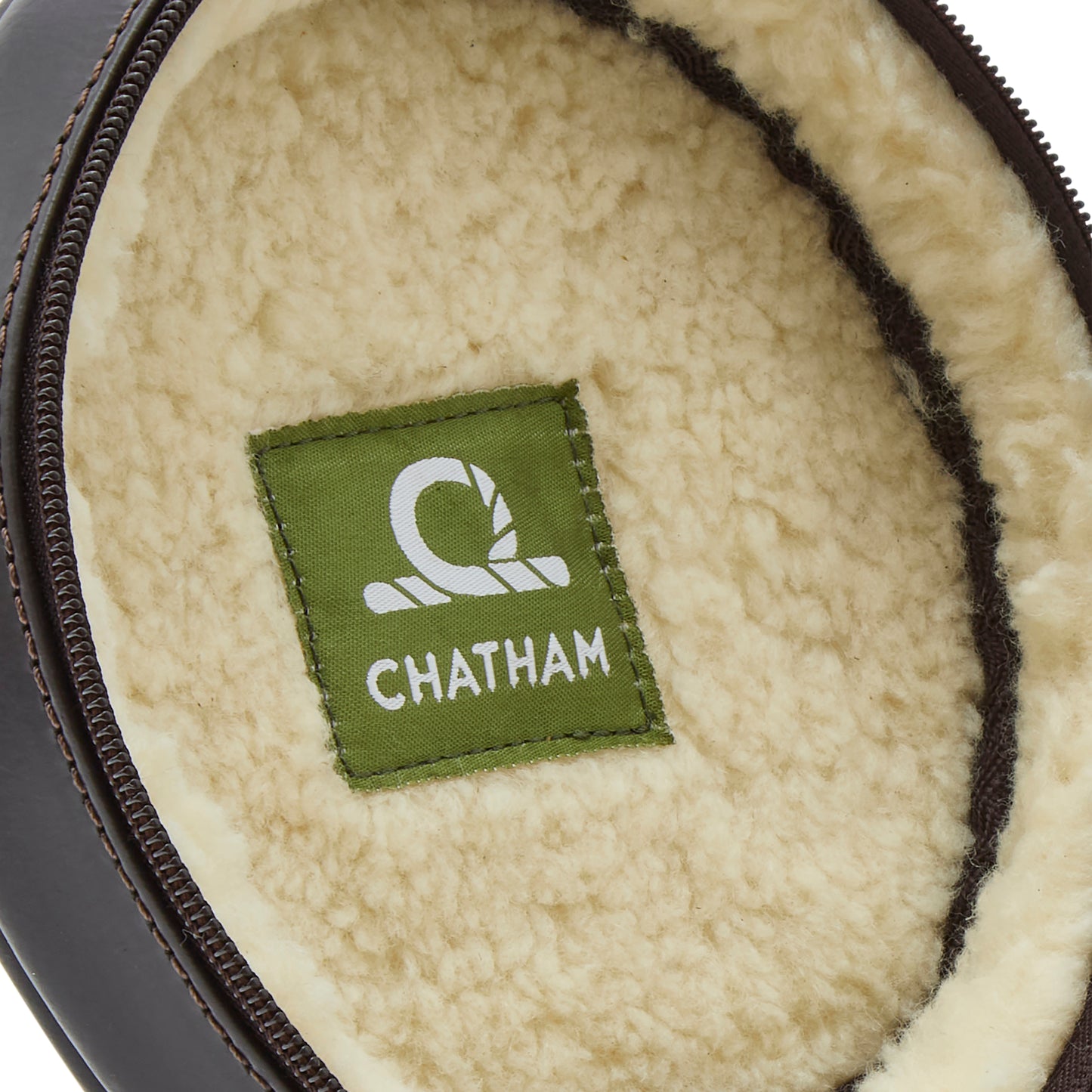 Chatham Dark Brown Leather Hearing Protection Case