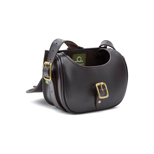 Chatham Dark Brown Premium Leather Cartridge Bag