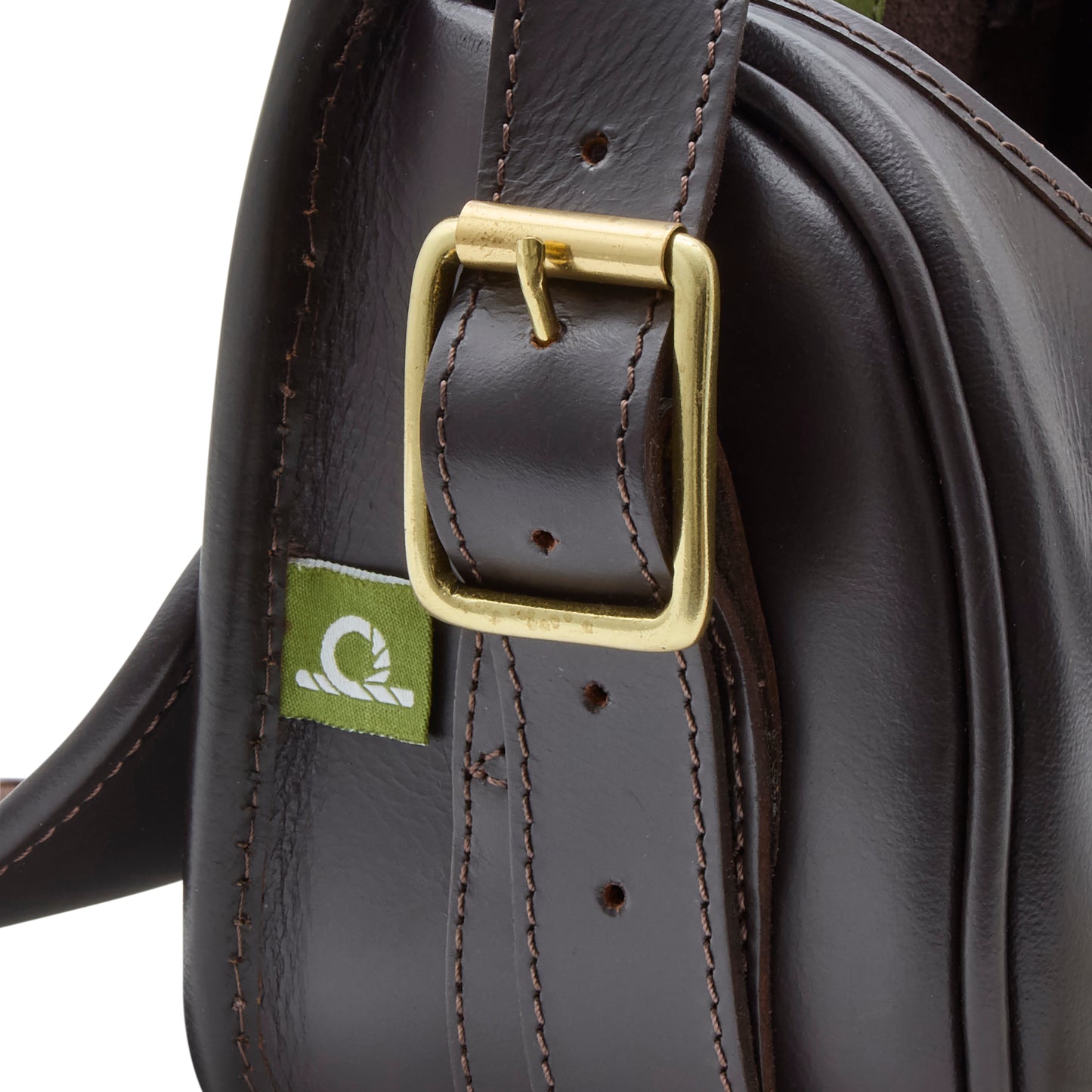 Chatham Dark Brown Leather Cartridge Bag