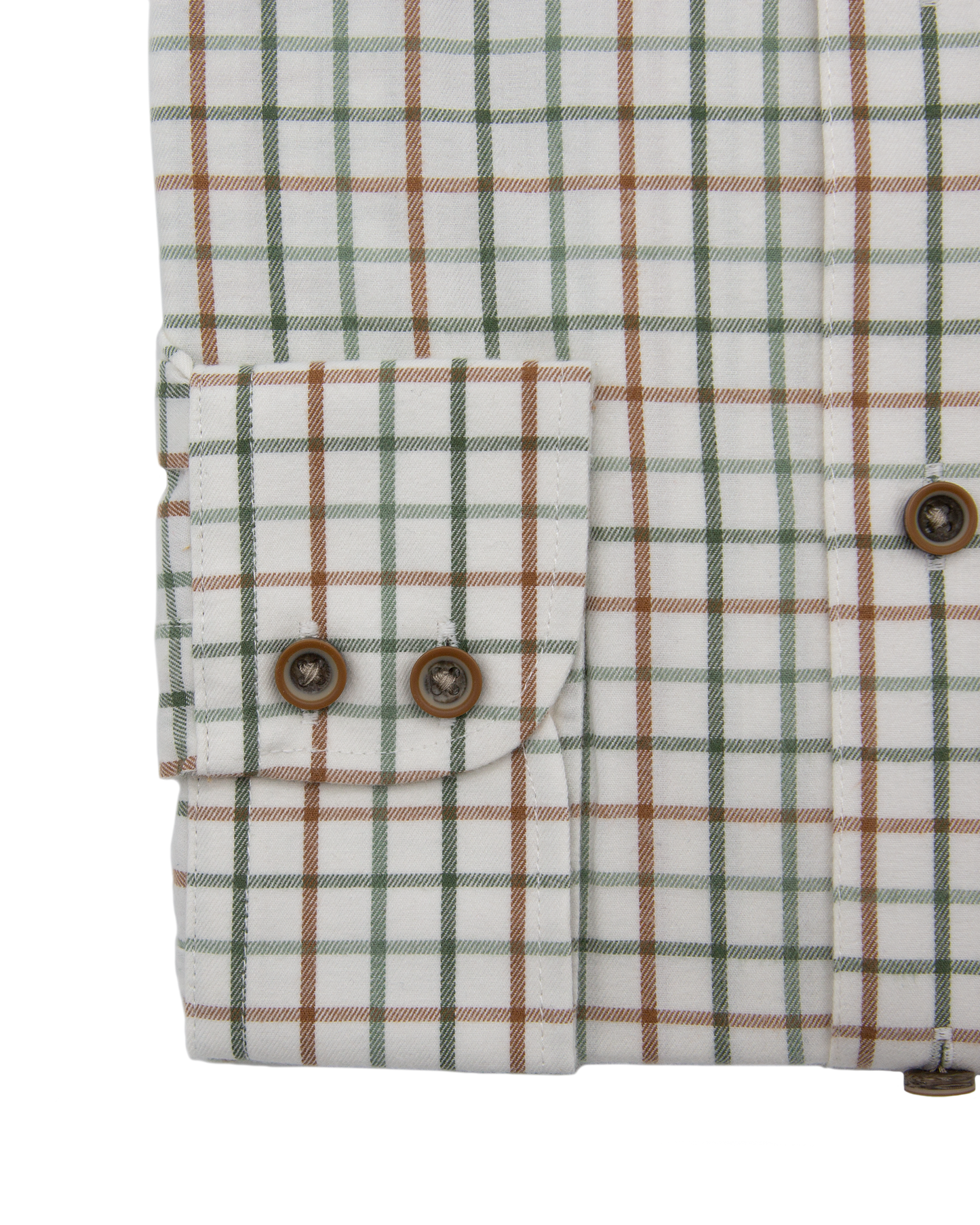 Green Country Tattersall Check 100% Cotton Shirt