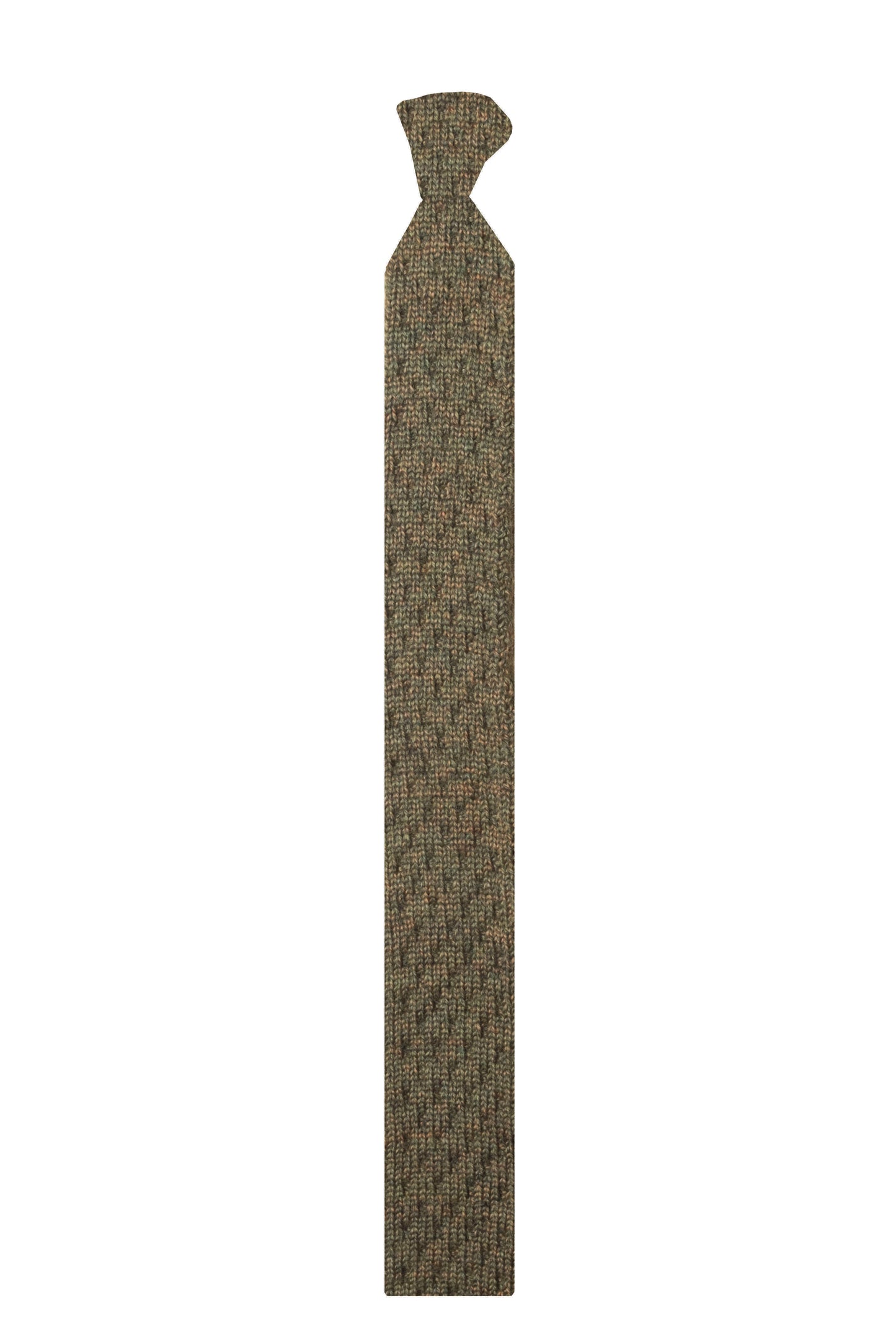 House of Cheviot Honeycomb Bracken Green Tie