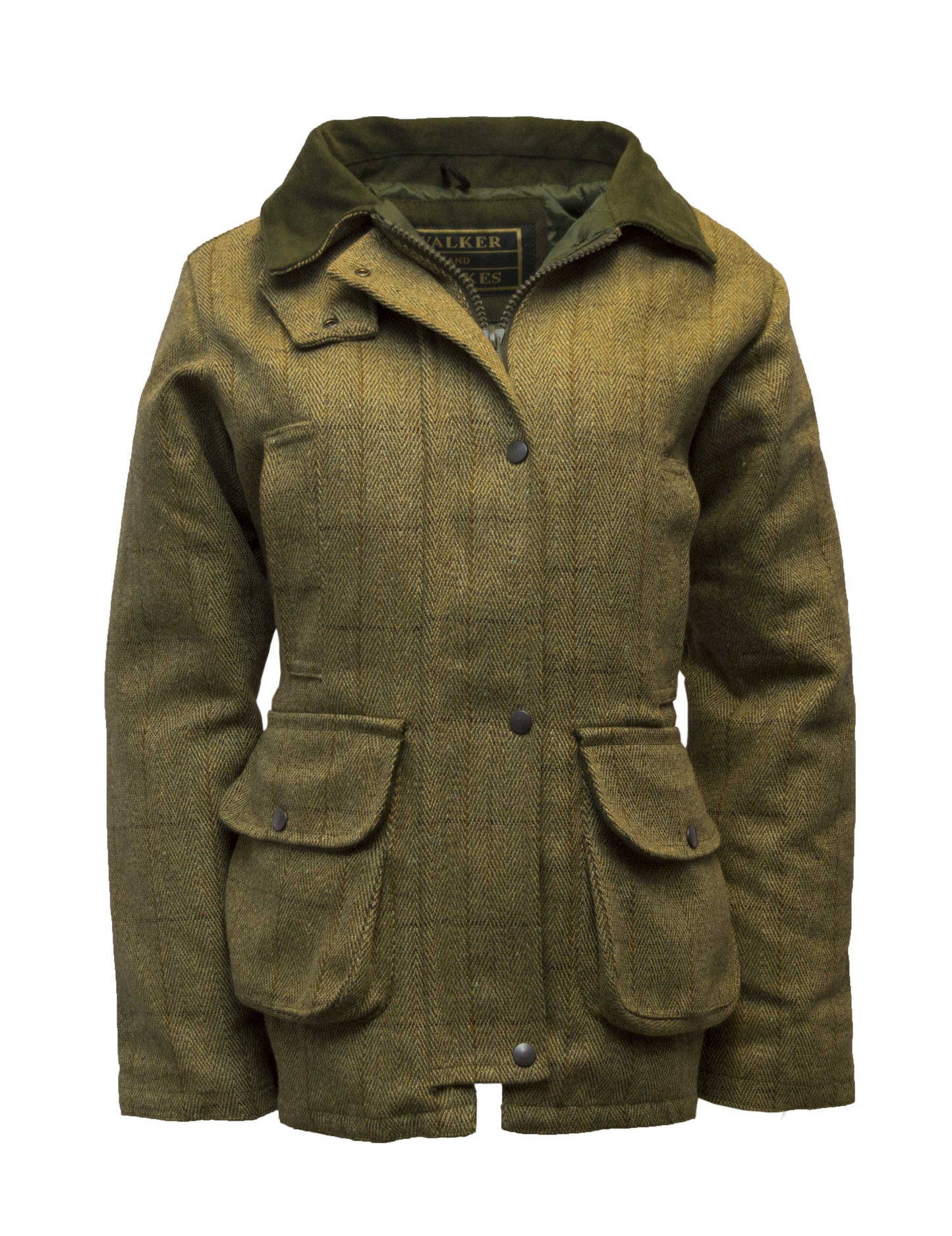 Walker & Hawkes Hazelwood Light Sage Ladies Tweed Shooting Jacket