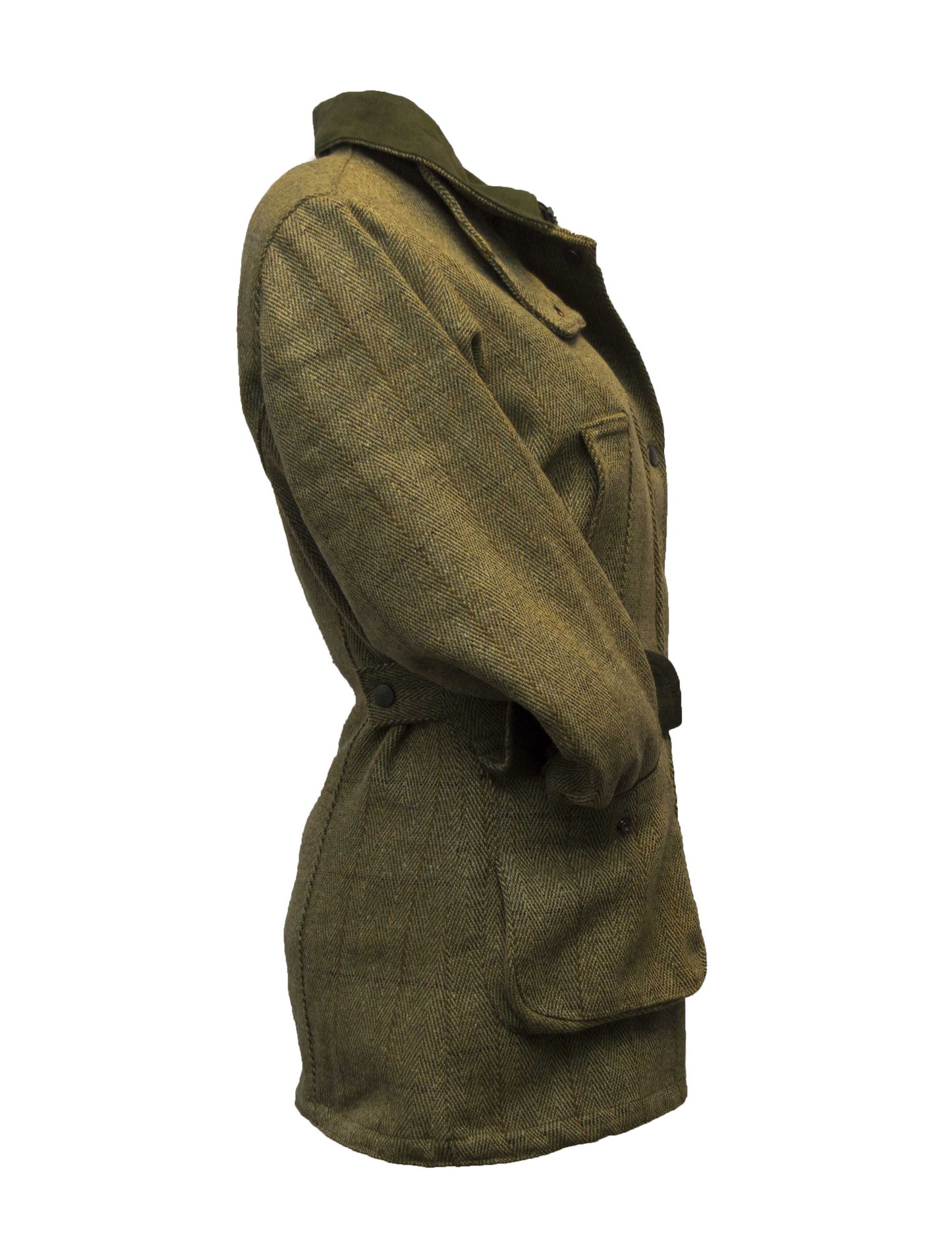 Walker & Hawkes Light Sage Ladies Tweed Shooting Jacket