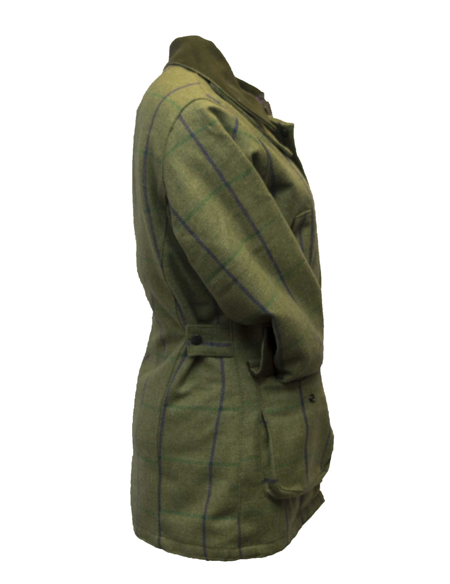 Walker & Hawkes Purple Overcheck Ladies Tweed Shooting Jacket