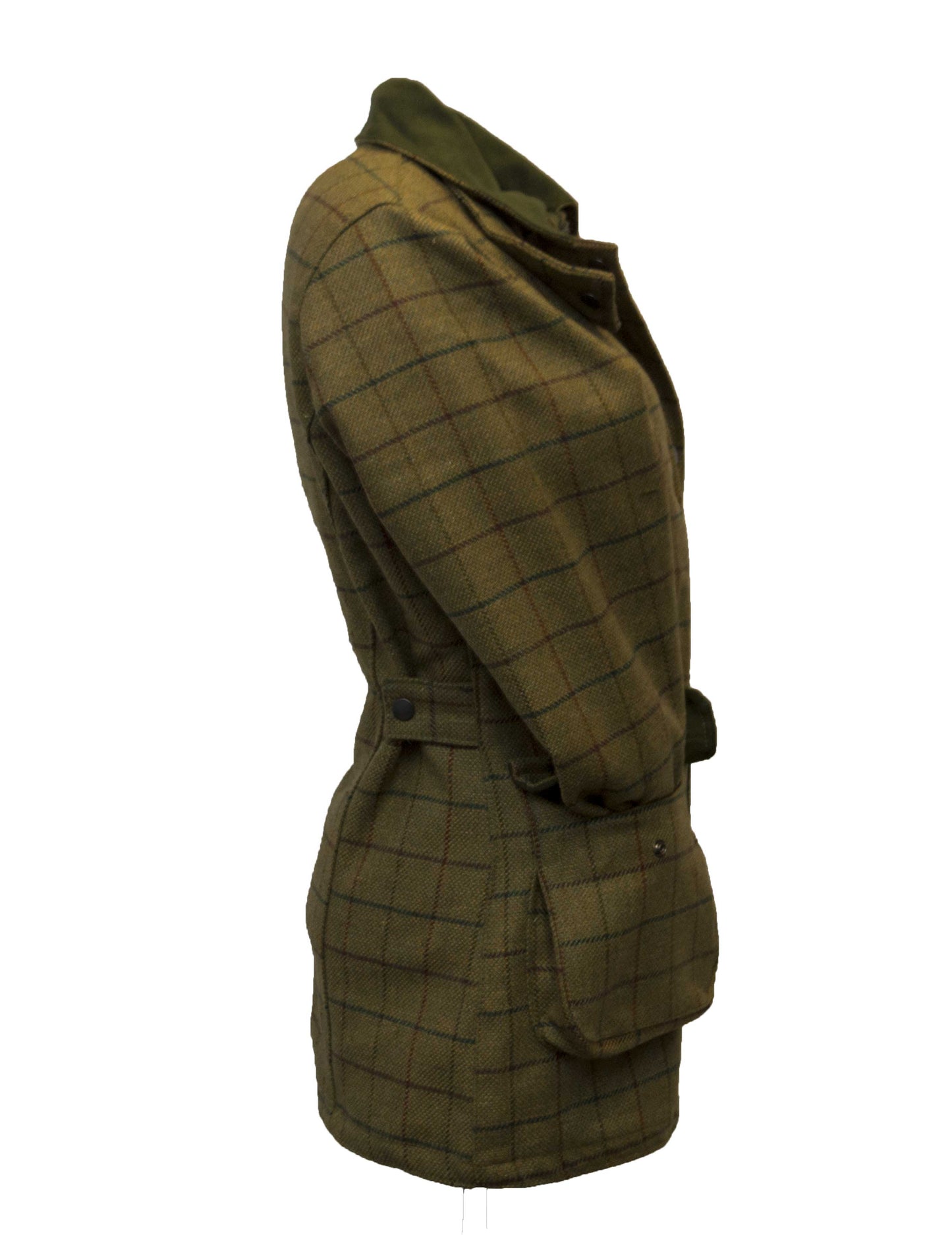Walker & Hawkes Hazelwood Beige Ladies Tweed Shooting Jacket