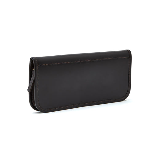 Chatham Dark Brown Leather Cleaning Pouch