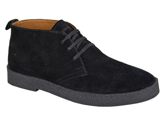 Tweed Outdoor Black Desert Boots