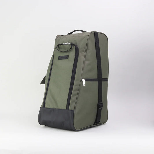 Tweed Outdoor Wellington Boot Bag In Green