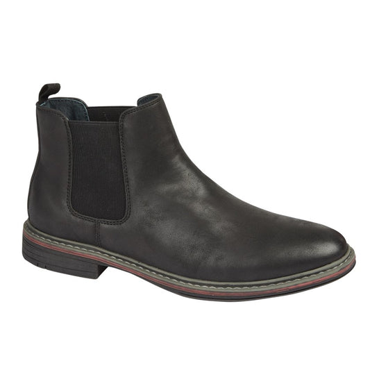 Tweed Outdoor Chelsea Boots Black