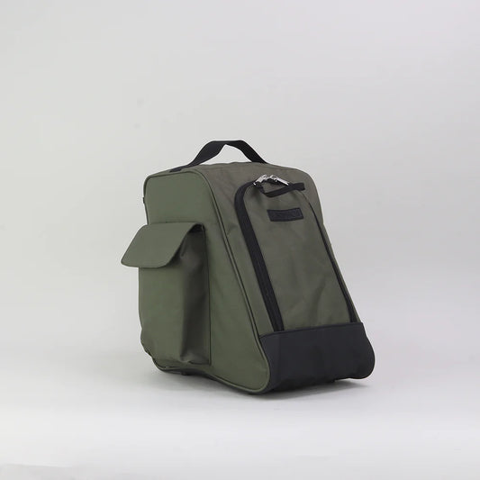 Tweed Outdoor Walking Boot Bag In Green