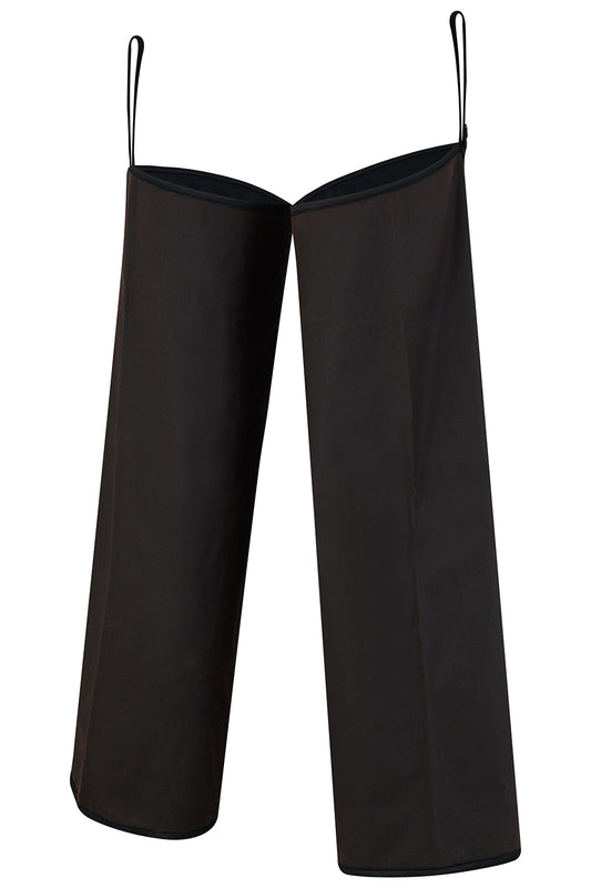 Tweed Outdoor Unisex Wax Chaps in Brown