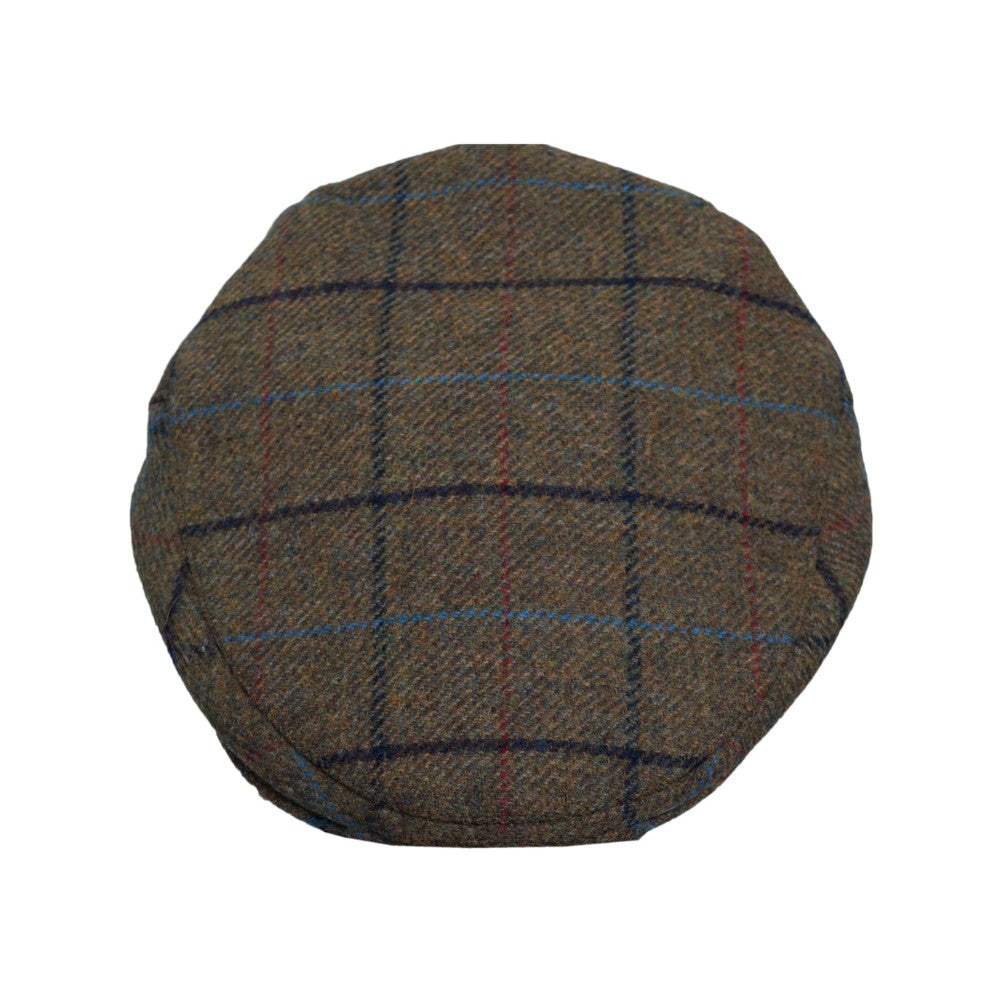 Walker & Hawkes Alfred Abraham Moon Tweed Alfred Flat Cap in Green