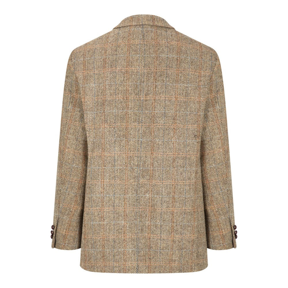 Harris Tweed Oatmeal Windowpane Tweed Jacket