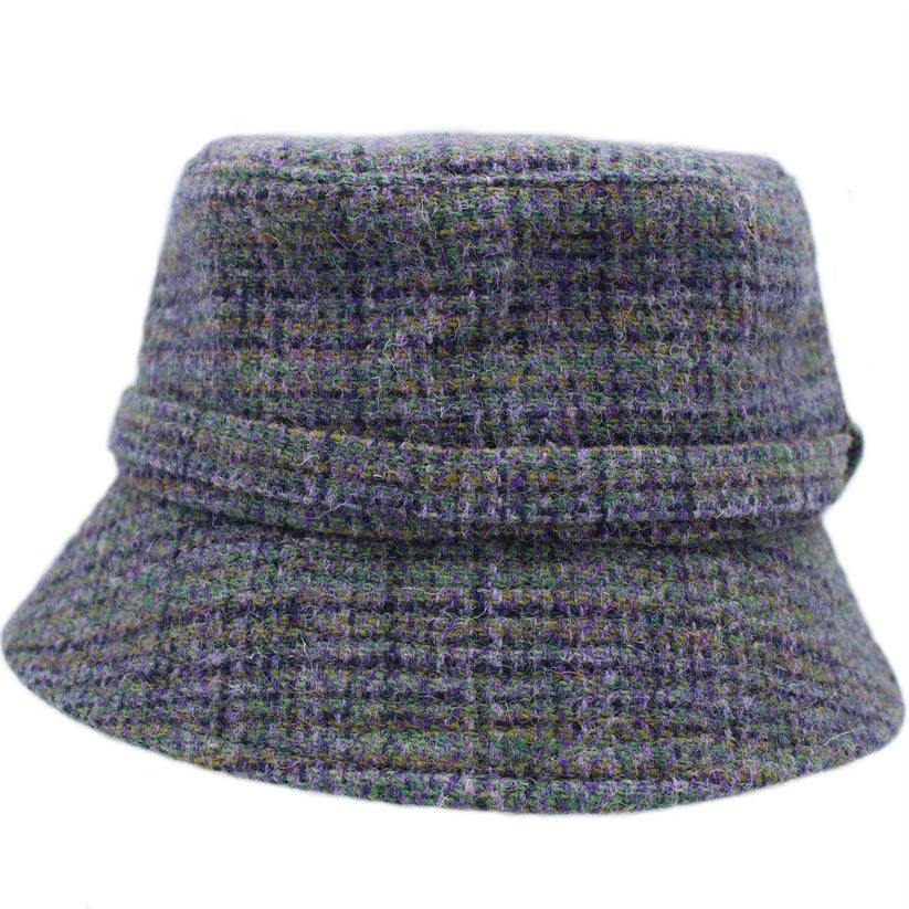 Harris Tweed Ladies Thistle Bucket Hat