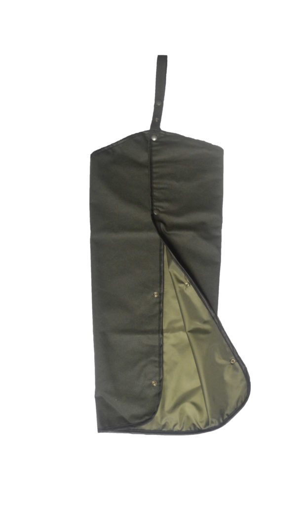 Walker & Hawkes Unisex Wax studded Chaps in Olive