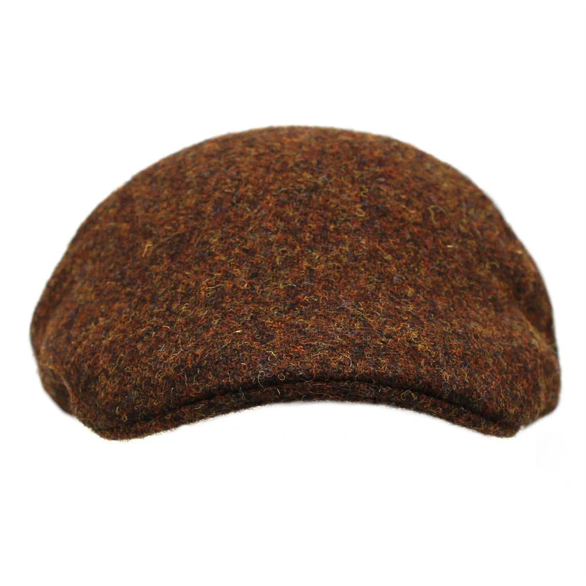Harris Tweed Copper Twill Duckbill Cap