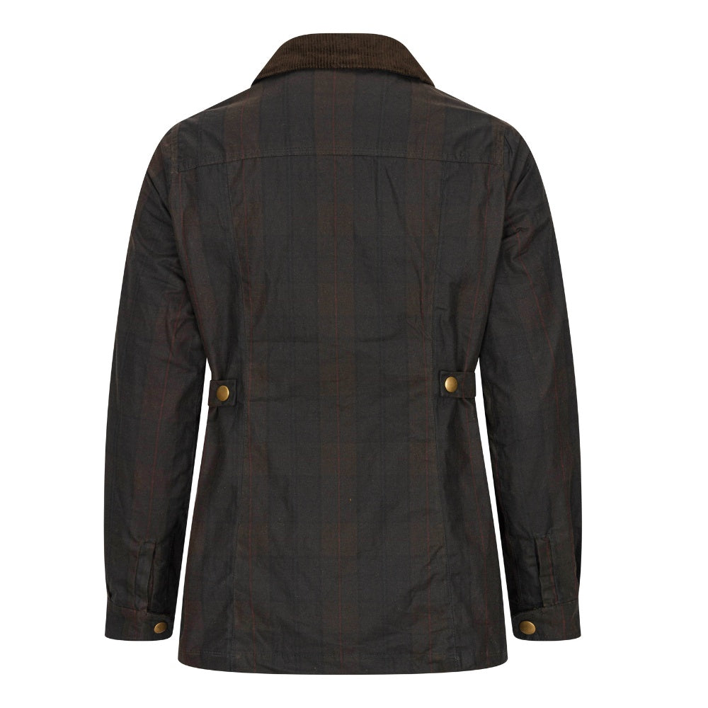 Walker & Hawkes Ladies Delamere Iona Tartan Wax Jacket