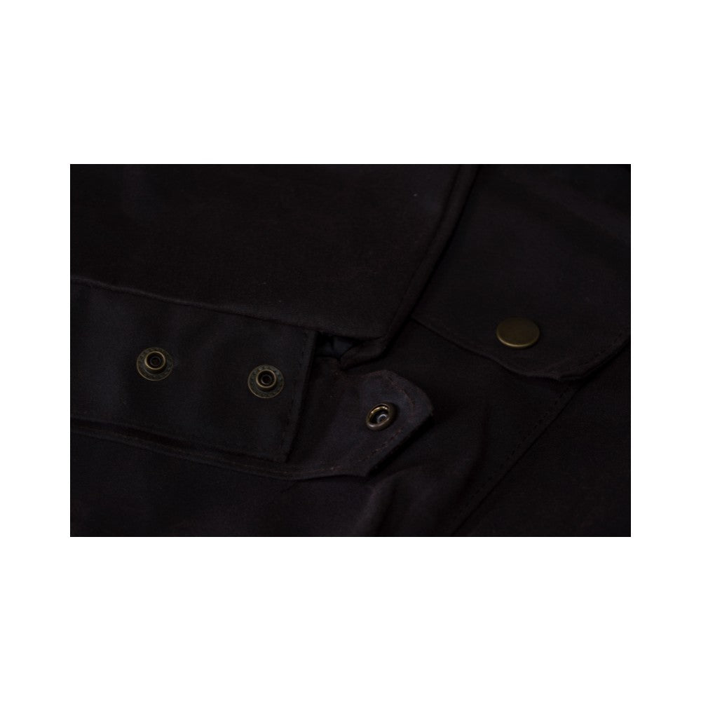 Walker & Hawkes Men's Luxury Brown Wax Explorer Biker Jacket