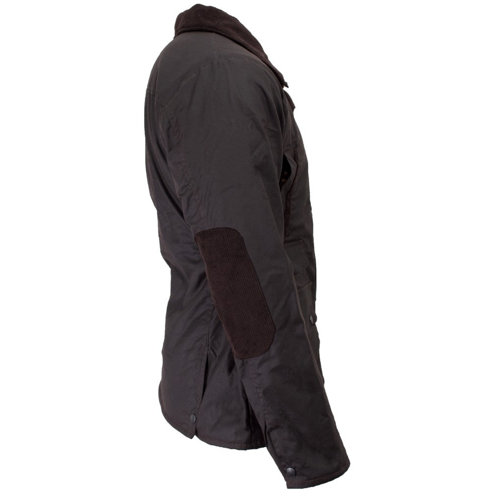 Walker & Hawkes Men's Brown Hawthorn Wax Jacket