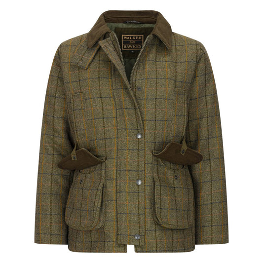 Walker & Hawkes Hazelwood Navy Stripe Ladies Tweed Shooting Jacket