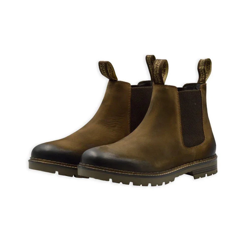 Walker & Hawkes Men's Horeston Leather Country Boots