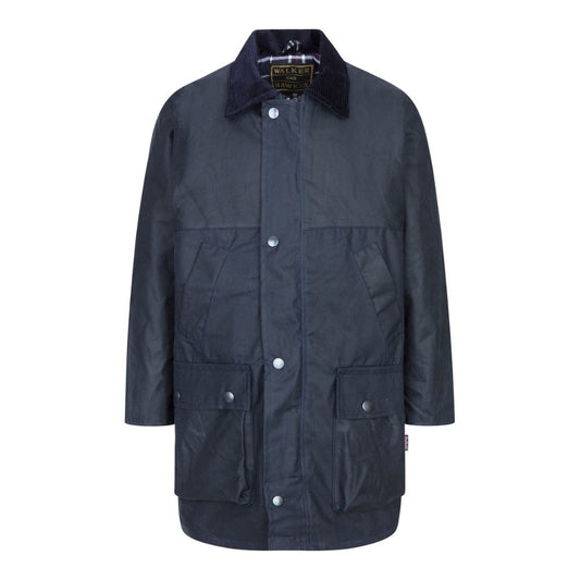 Walker & Hawkes Kid's Navy Wax Hudson Jacket