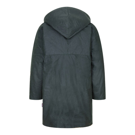 Walker & Hawkes Kid's Olive Wax Hudson Jacket