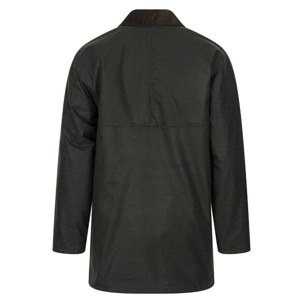 Walker & Hawkes Ladies Olive Padded Wax Jacket