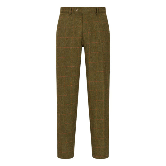 Walker & Hawkes Leighton Dark Sage Tweed Trousers