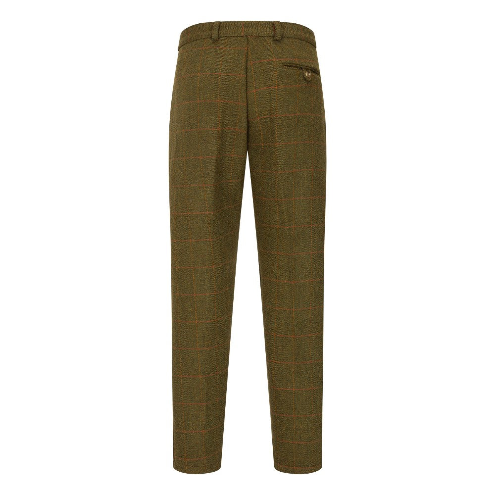 Walker & Hawkes Dark Sage Tweed Trousers
