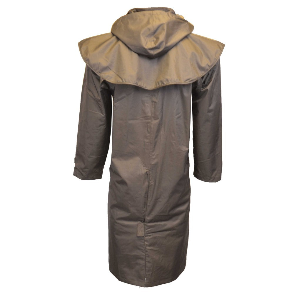 Walker & Hawkes Men's Brown Midland Cape Coat