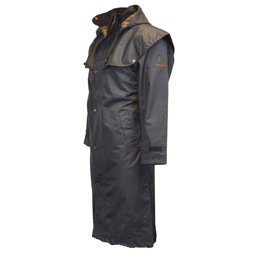 Walker & Hawkes Men's Navy Midland Cape Coat
