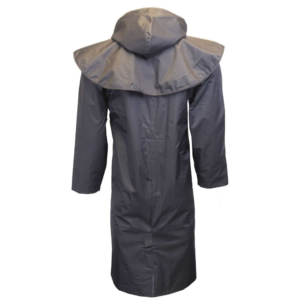 Walker & Hawkes Men's Navy Midland Cape Coat
