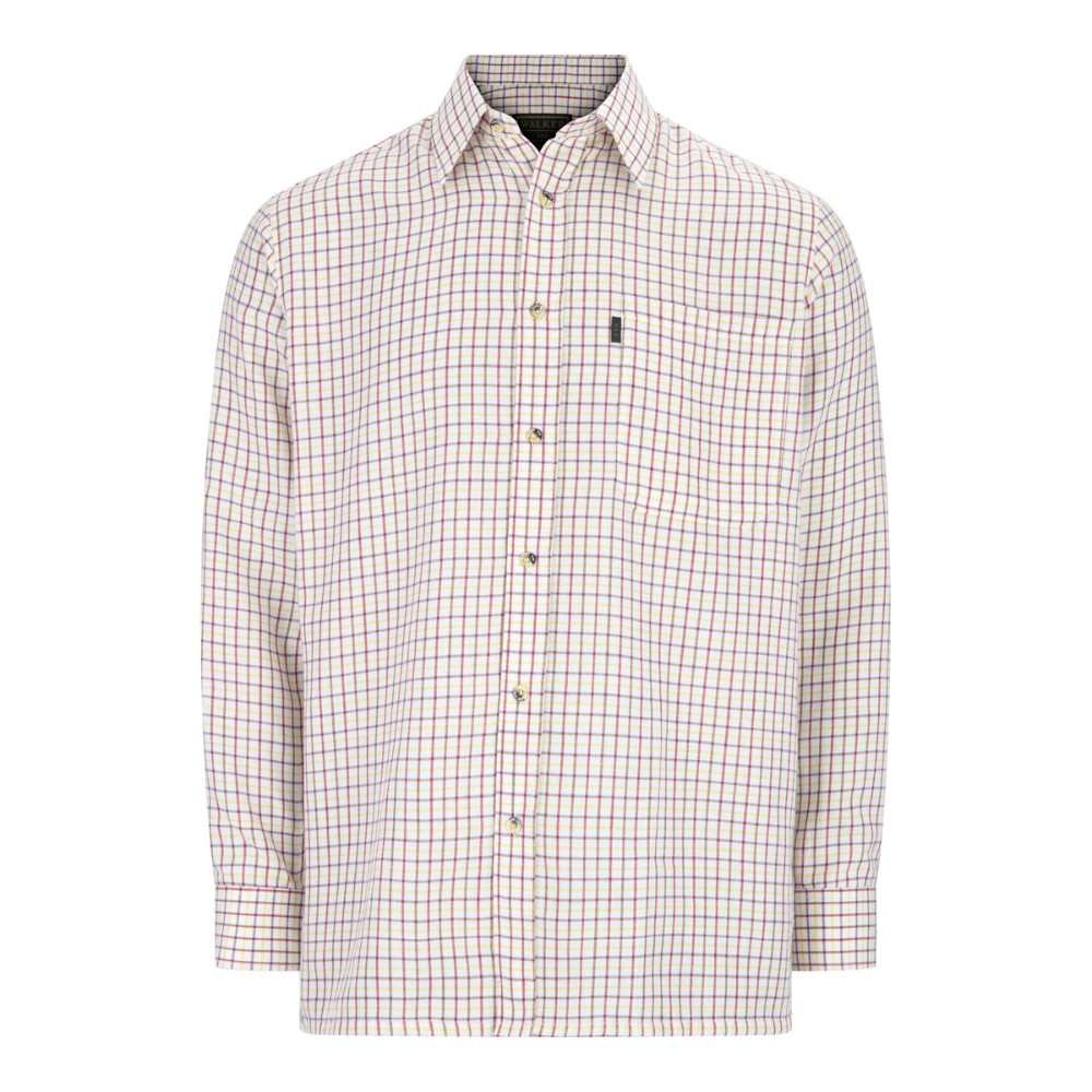 Walker & Hawkes Easy Care Murton Red Tattersall Shirt