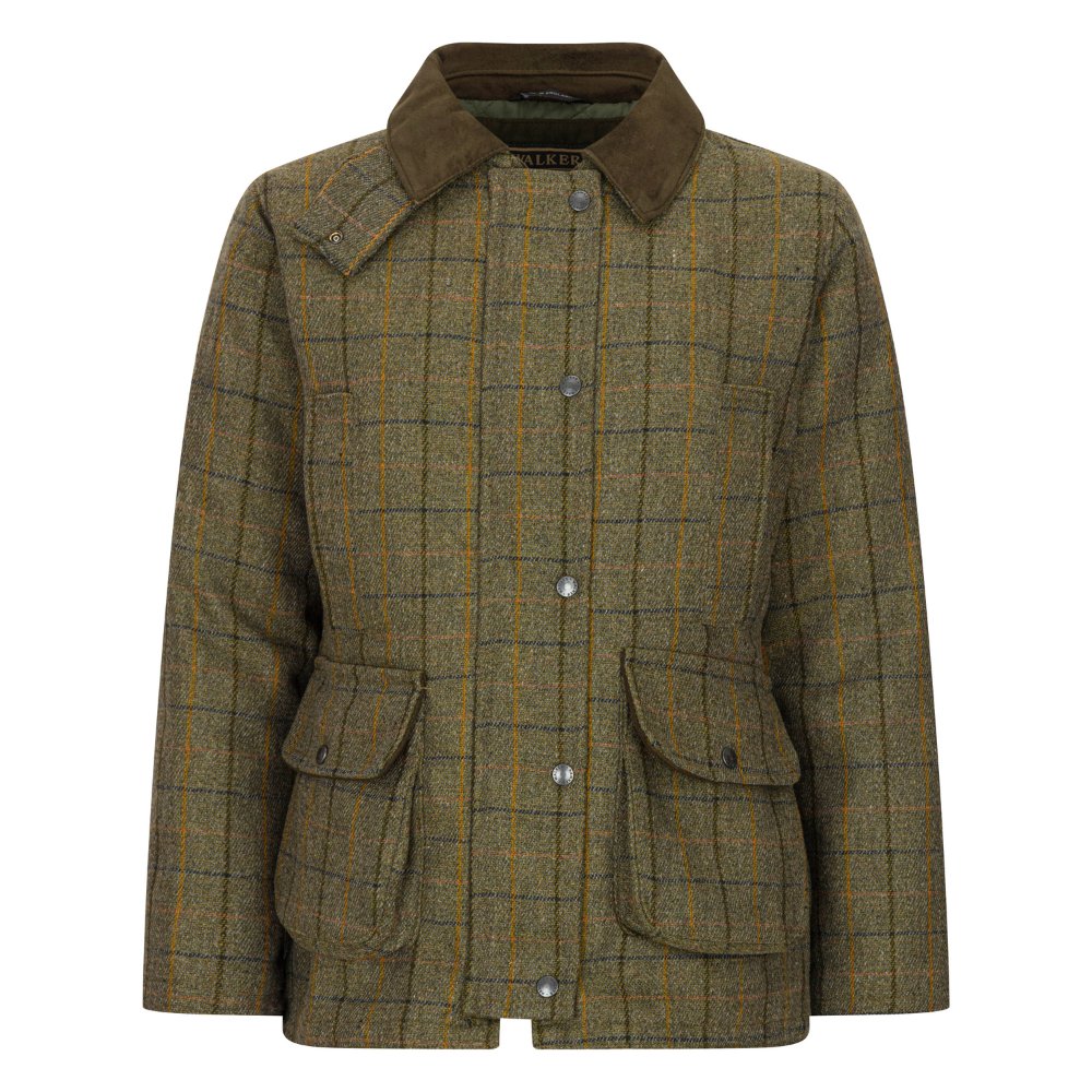 Walker & Hawkes Hazelwood Navy Stripe Ladies Tweed Shooting Jacket