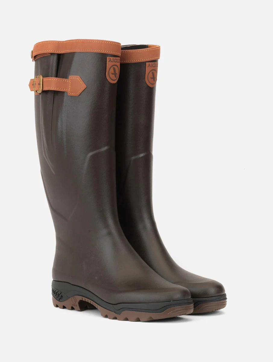 Aigle Parcours 2 Signature Brown Wellington Boots
