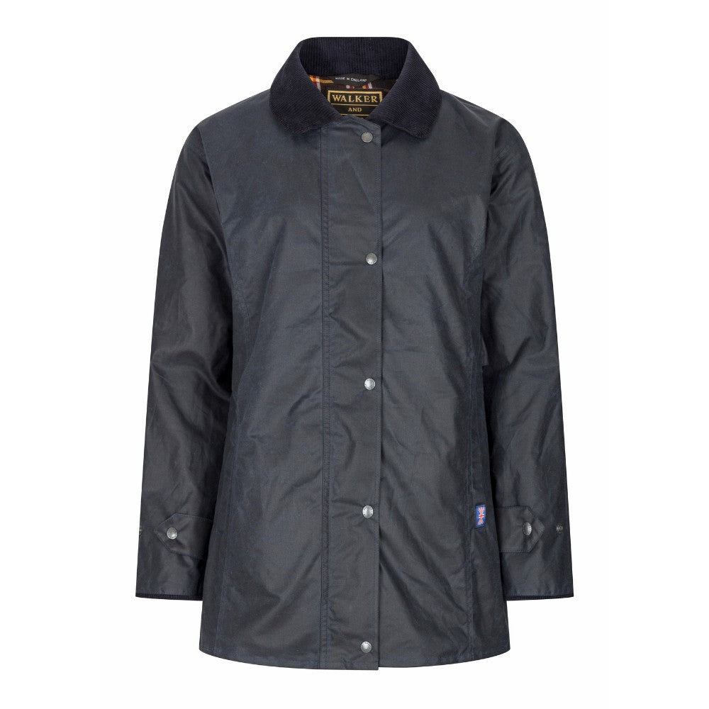 Walker & Hawkes Ladies Navy Wax Antique Jacket